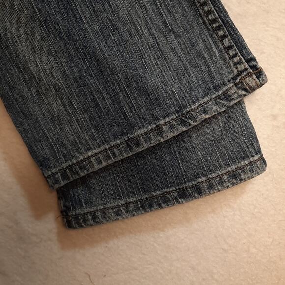 Maurices Taylor Boot Jeans Juniors 5 Womens 6 Blue Western Casual Everyday - Picture 9 of 11